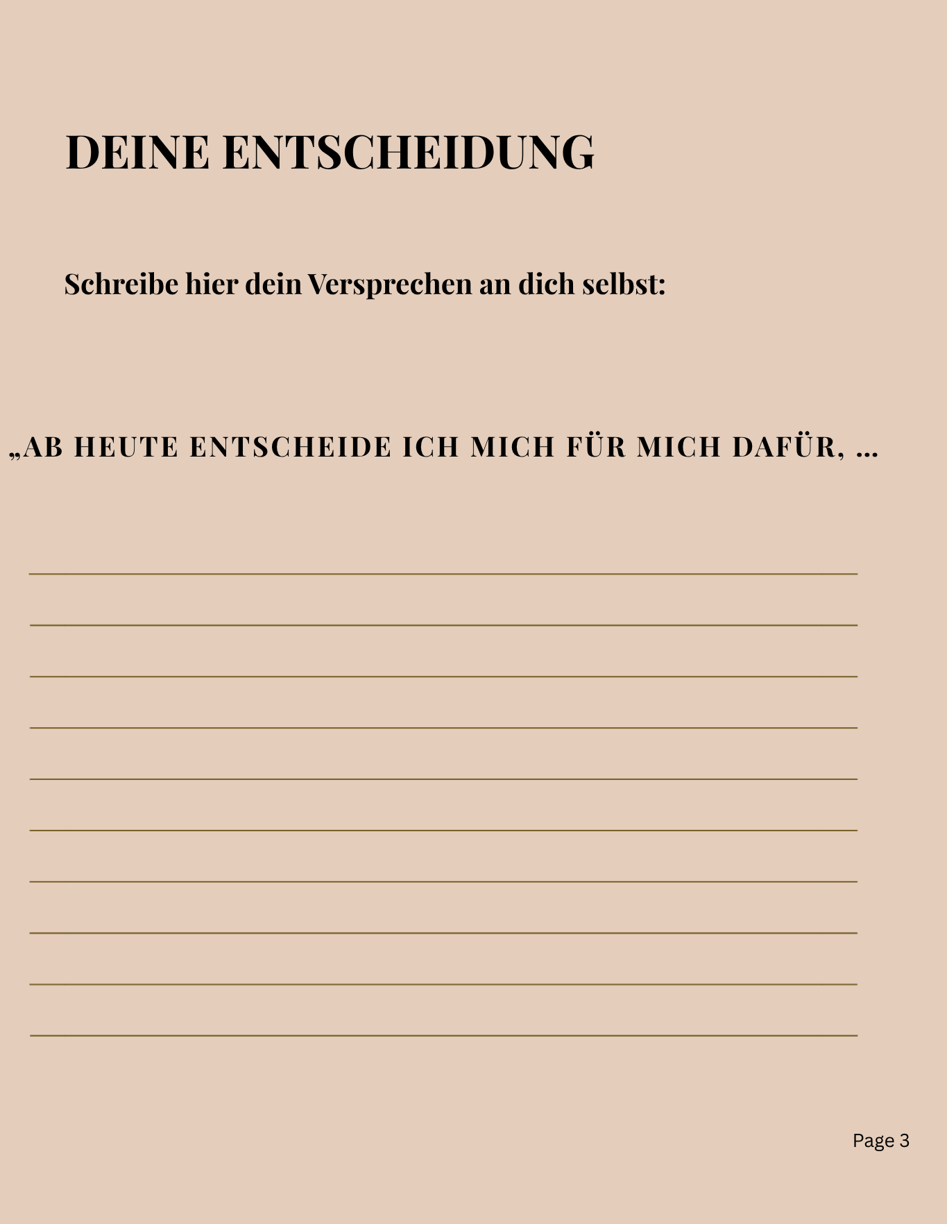 Your Journal