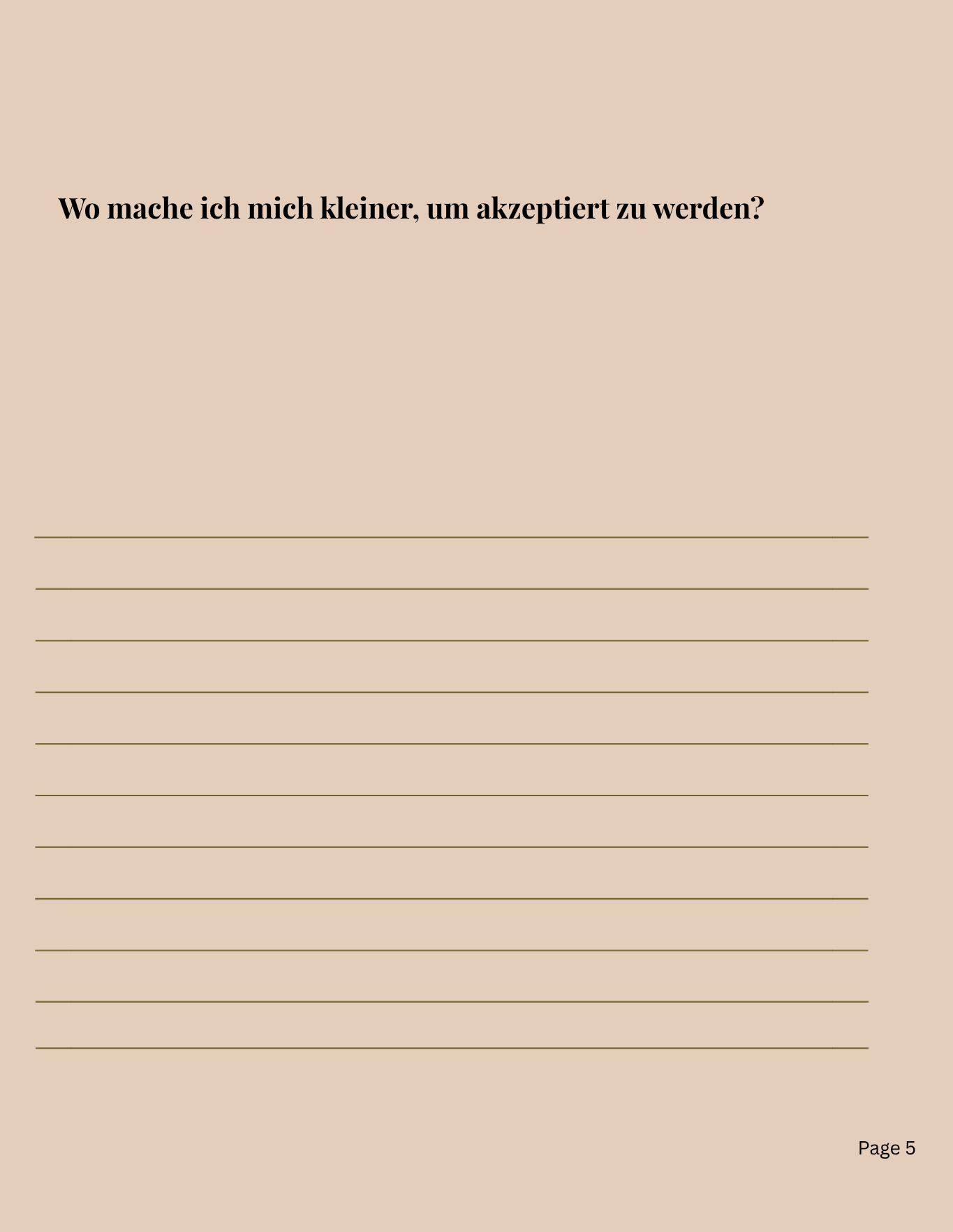 Your Journal